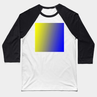 blue yellow abstract texture gradient Baseball T-Shirt